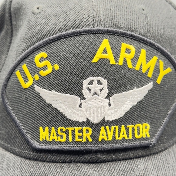 U.S. Army Master Aviator Hat HMC Honors Adjustable Cap Black Military Veteran - Picture 6 of 6